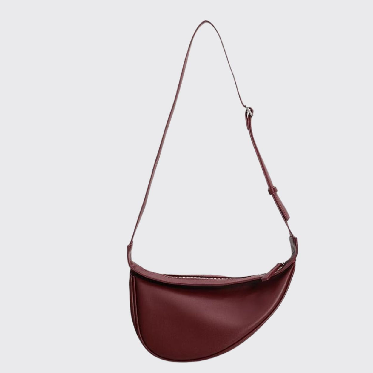Burgundy Leather Sling bag