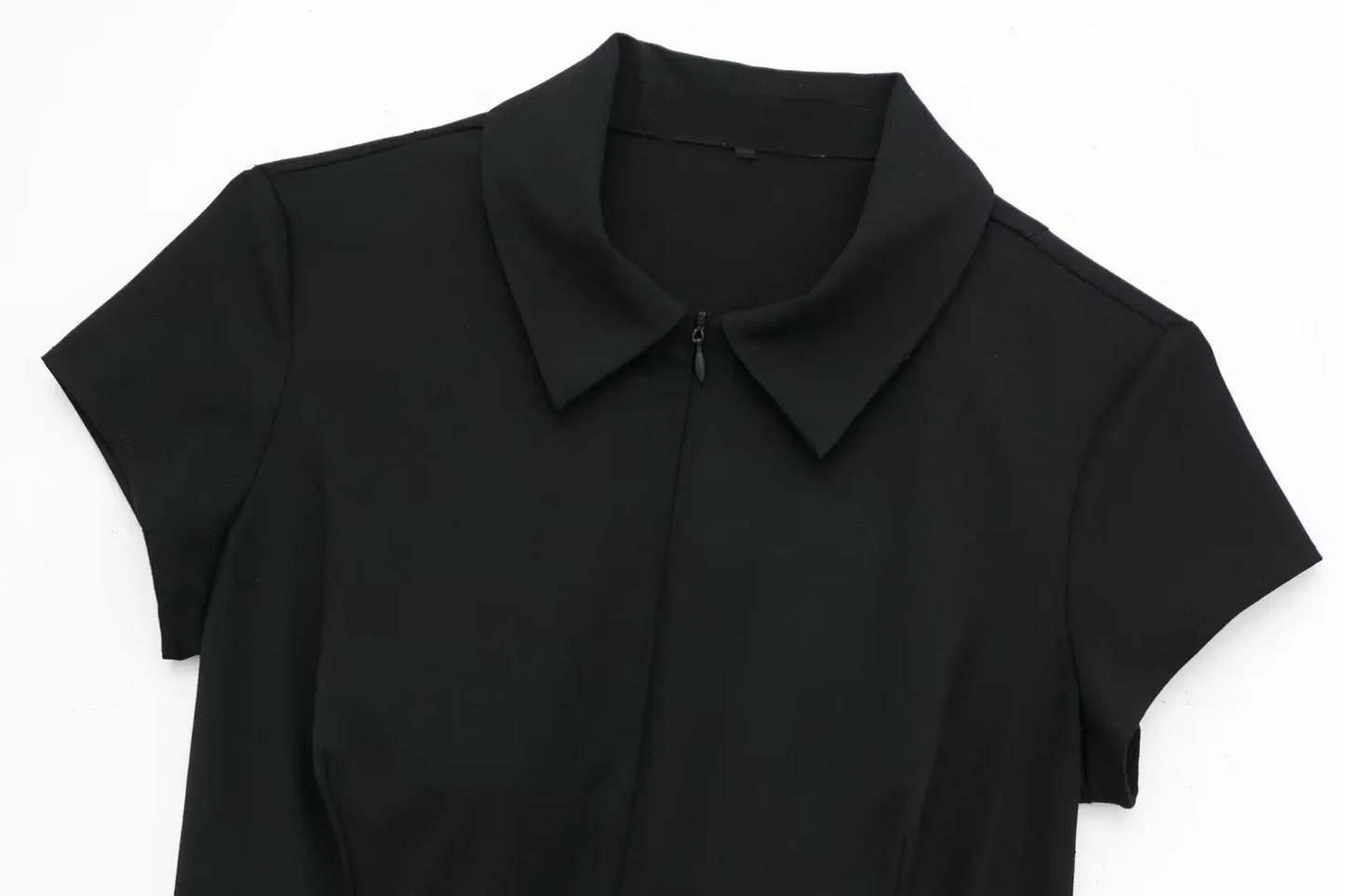 Black Polo Short Dress