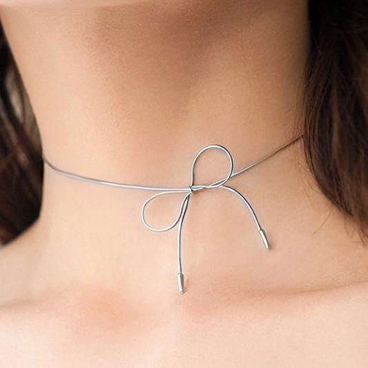 Charming Bow Choker necklace